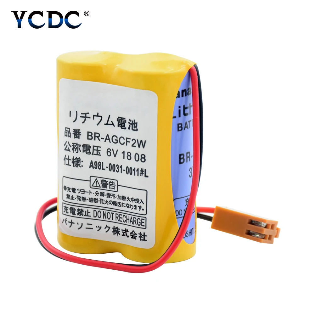 BR-AGCF2W A98L-0031-0011# L 6 в 2200 мАч литиевая батарея plc для калькулятора дверной звонок Fanuc контроль Замена литий-ионная батарея