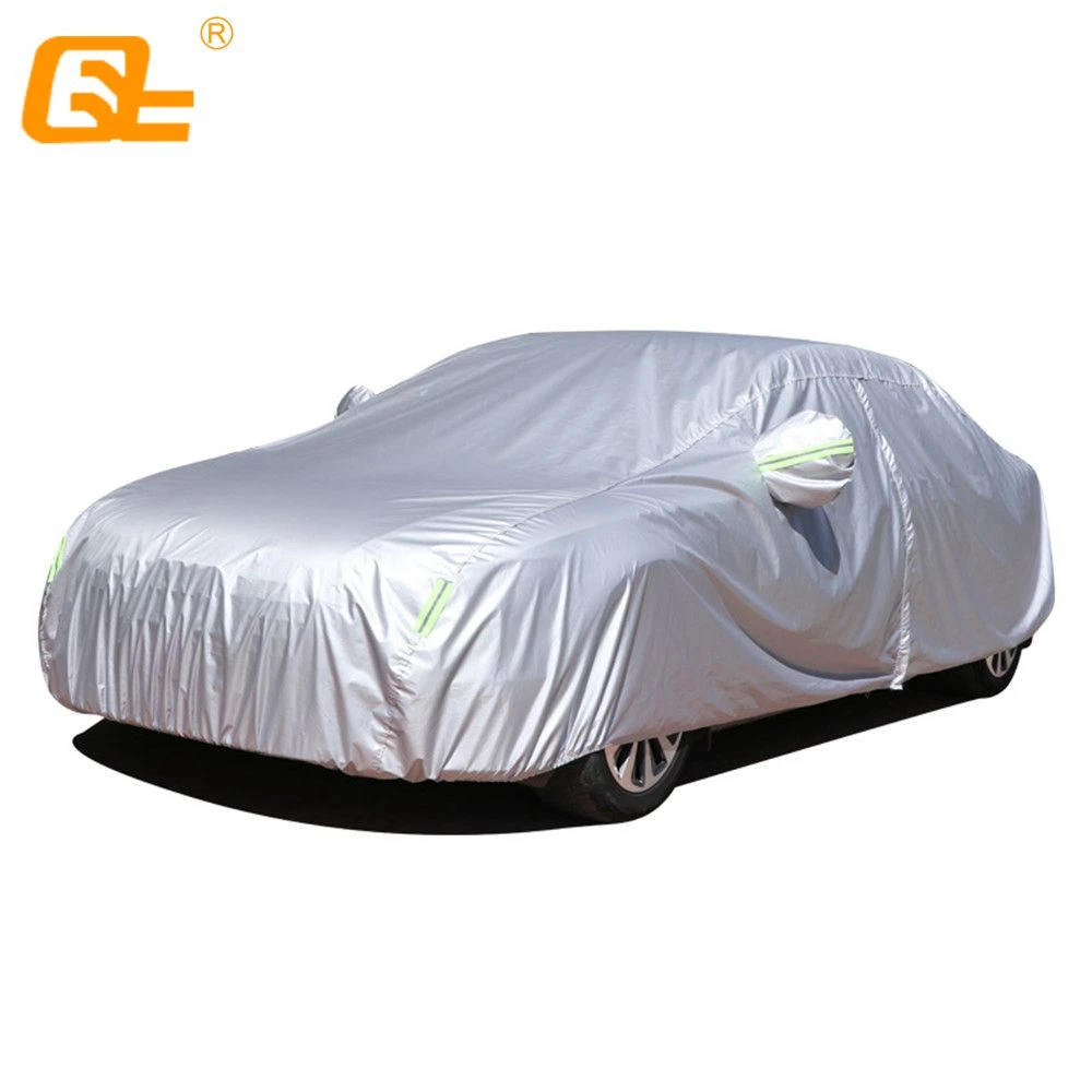 190T Waterproof Full Car Covers Dust Rain Snow Protective Outdoor Sun