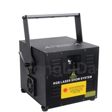 1 Вт/1000 МВт RGB DMX анимационный лазерный прожектор PRO DJ Дискотека сценическое освещение вечерние, свадебные, праздничные Клубные сканер для бара