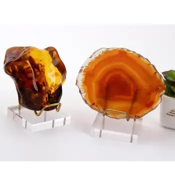 

Display Stand for Gemstone Mineral Specimens Citrine Amethyst Geode Agate Stand