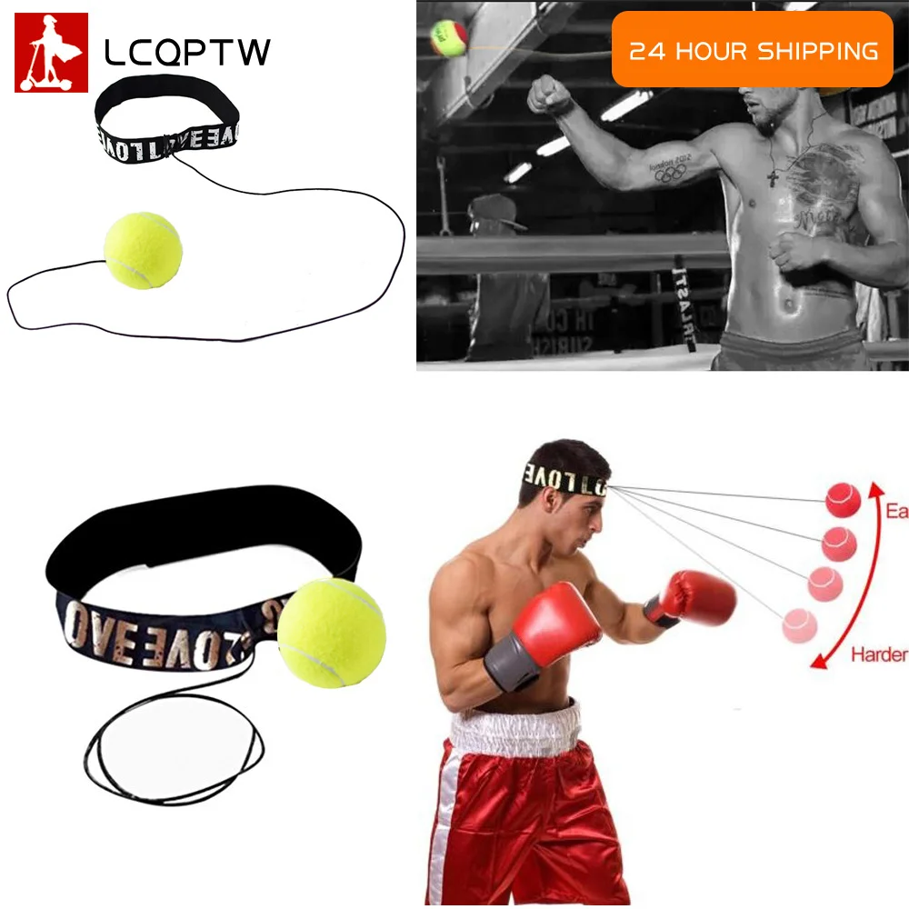 Boxing Reflex Speed Punch Ball MMA Sanda Raising Reaction Hand Eye Training Gym Muay Thai Fitness Exercise Boxe Accessories