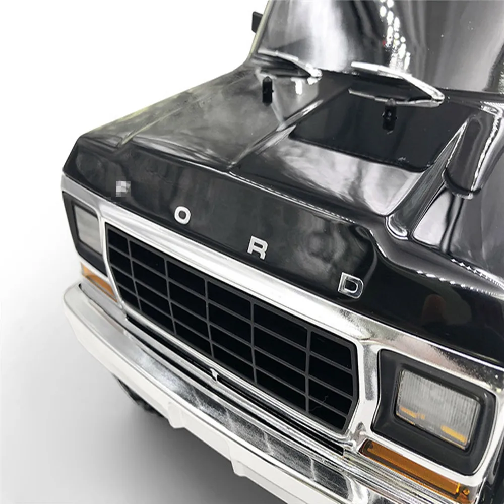 Front metal stickers for TRAXXAS TRX-4 Ford bronco Metal Emblem logo