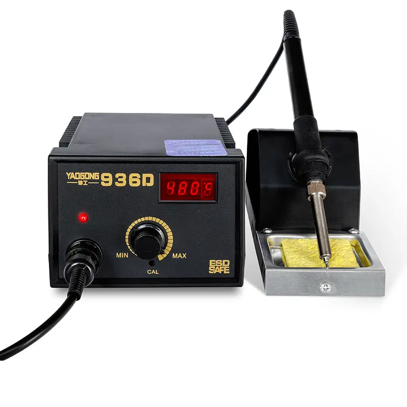 

Factory Direct Cheap 936D Digital Soldering Iron Anti-static Temperature Adjustable Rework Station for Mobile Phone Repair