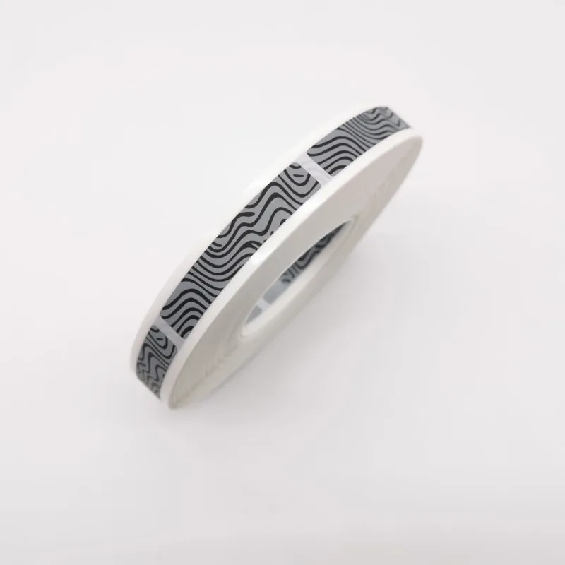 

1000pcs 8x45mm manual SCRATCH OFF STICKER LABEL Zebra pattern tape in rolls Code Covering Film Game wedding