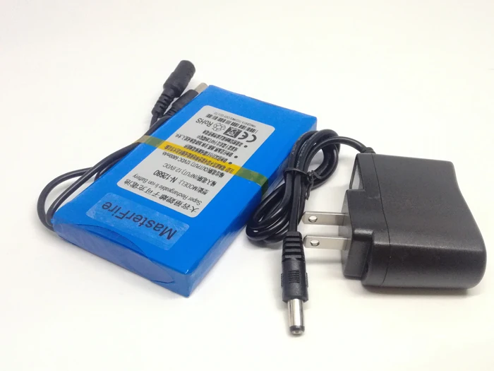 MasterFire Портативный супер Ёмкость 12V 6800 мА/ч Перезаряжаемые Батарея литий ионные