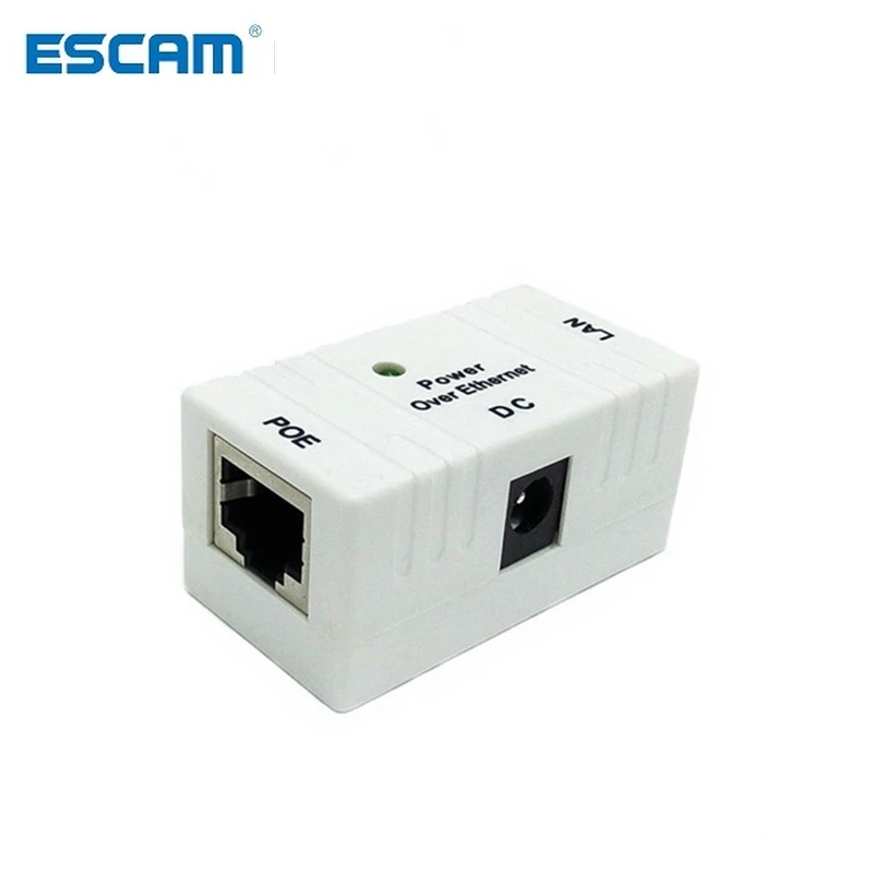 ESCAM Manufacturers supply white Poe separator network power module Ethernet circuit breaker | Безопасность и защита