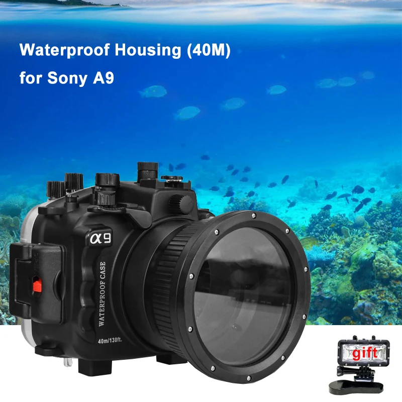Корпус для дайвинга Seafrogs для камеры sony A9, водонепроницаемый чехол для подводной съемки 40 м, сменная Защитная герметичная оболочка