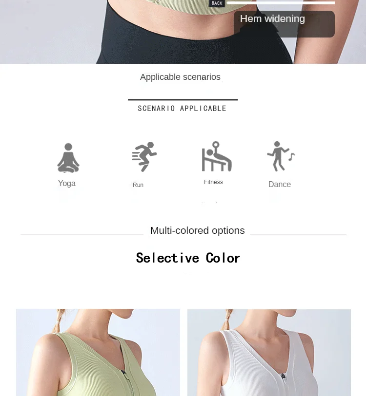 Sexy Active Bra for Women V-neck Push Up Front Zipper Fitness Cropped Top Lingerie for Yoga Running Workout Gym Bralette red bra