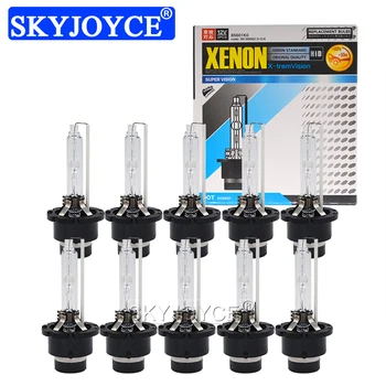 

SKYJOYCE 10PCS Original D2S Xenon HID Bulbs 35W Xenon D4S 6000K 4300K 5000K 10000K 8000K D2R D4R 12V Car Auto HID Headlight Bulb