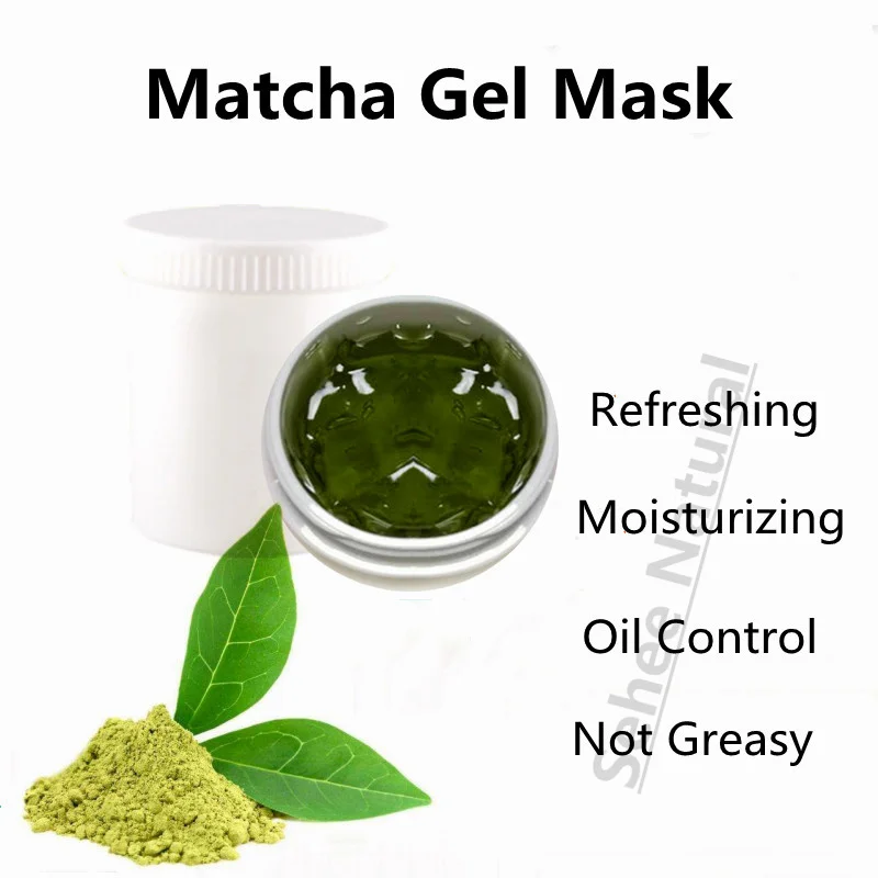 

Cleansing Mask Matcha Gel Mask Improve Sedation Moisturize Replenishment And Shrink Pores Beauty Salon Equipment 1000g