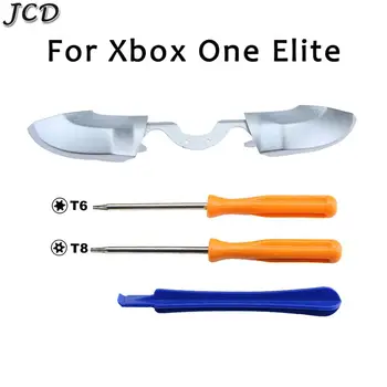 

JCD Portable Silver Plating Front Damper Replace Tools Controller Parts Screwdriver Set Bumper Button For Xbox One Elite Game
