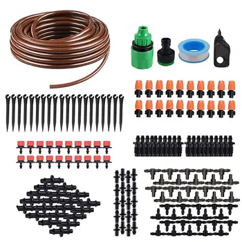 

Irrigation Kit Watering Drip Repair and Expansion Kit Accessories for Home Garden Balcony Greenhouse 165PCS/Kit