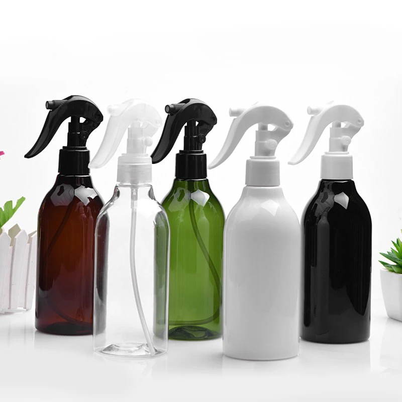 

20pcs 300ml Colored Empty Refillable Watering Bottle With Trigger Sprayer Plastic Cleanser Bottle Multifunction PET Product