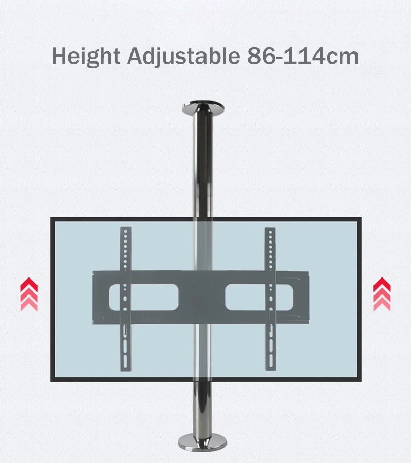 Adjustable Stainless Steel LCD TV Stand Mount Bracket