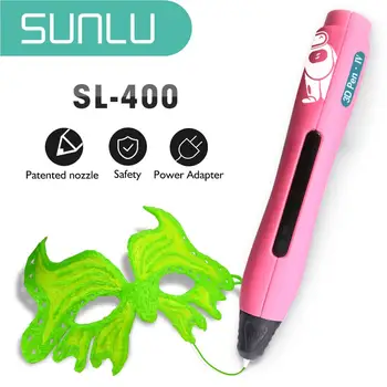 

SUNLU SL-400 3D Pen Modeling PLA Filament Education Gift For Boys And Girls Drawing One Button Operation