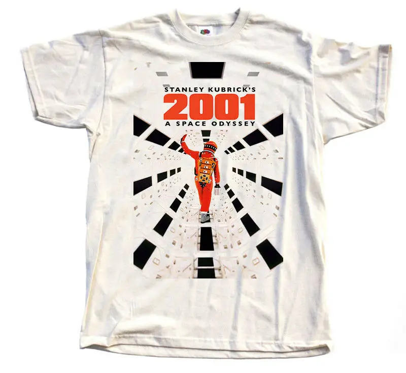 

2001: A Space Odyssey Movie Poster T Shirt Natural 100% Cotton Unisex Tee