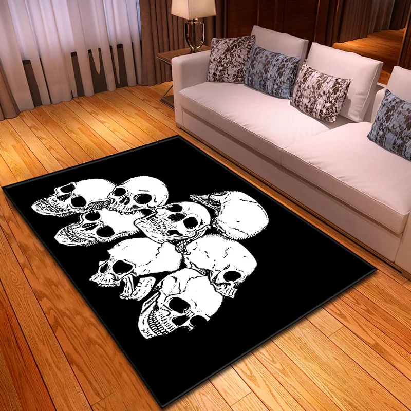 Череп серии печатных 3D ковры для гостиной области ковер домашний декор tapetes гостиной чай ковер напольный коврик для прихожей ковровая дорожка