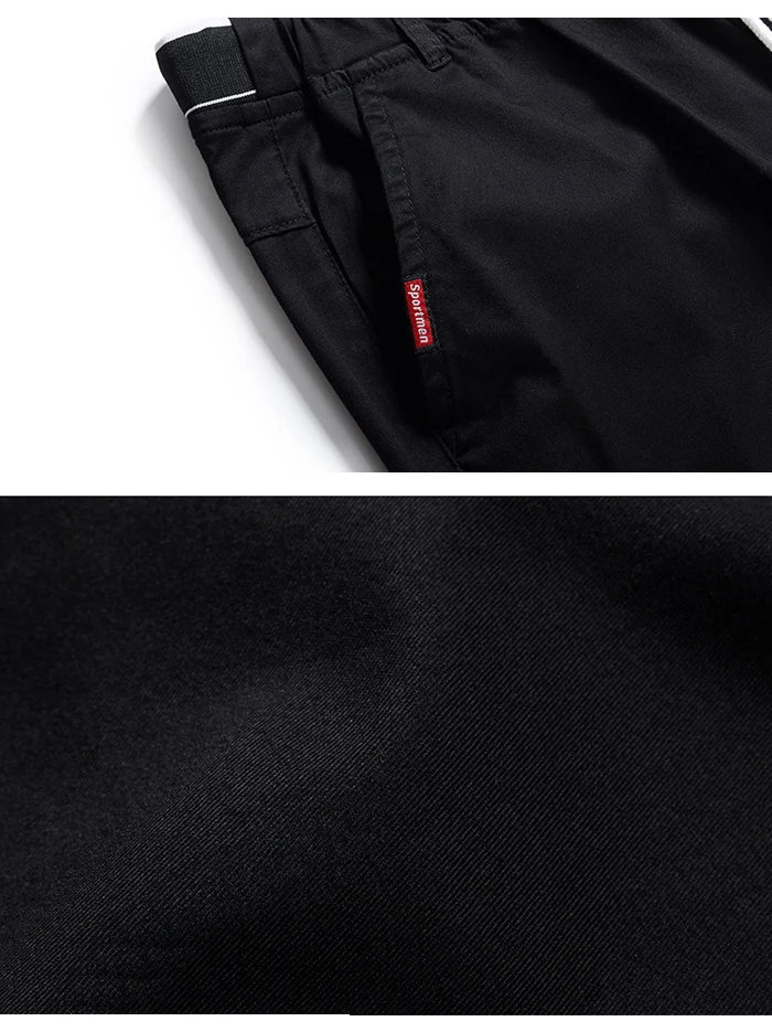 Большие размеры 5XL 6XL 7XL мужские повседневные брюки классический стиль высокое качество эластичные свободные прямые однотонные брюки мужской бренд