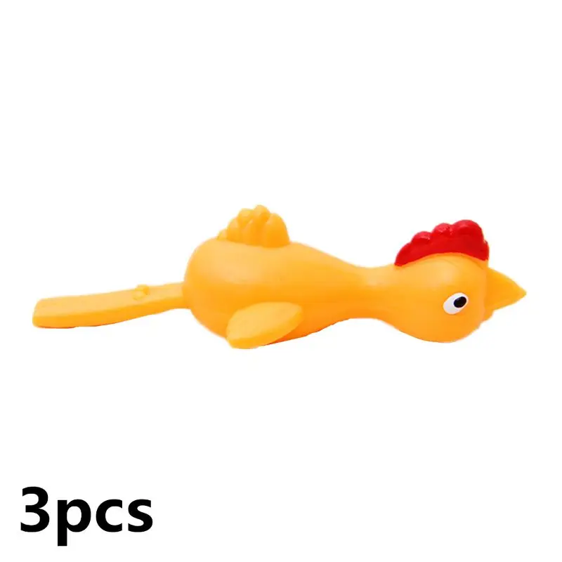 3 шт. Finger Birds Fun Новинка игрушки Забавный шутка резиновая курица эластичный Летающий Турция вечерние сувениры