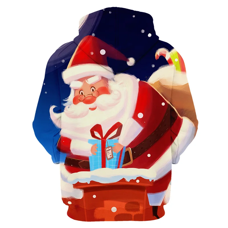 Рождество 3D толстовки Толстовка для мужчин/женщин осень зима 3D печать Толстовка Рождество Повседневная Санта-Клаус толстовки для мужчин Уличная Новинка