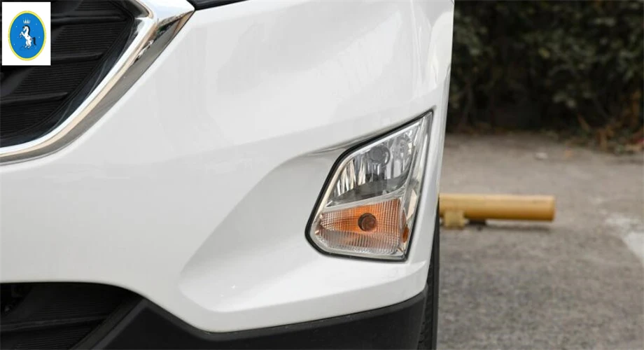 Yimaautotrims аксессуар хром передние противотуманные фары лампа век брови крышка отделка Подходит для Chevrolet Equinox
