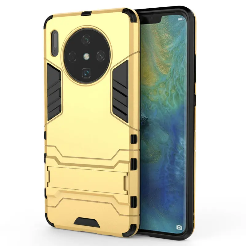 Case For Huawei Mate 30 Pro Mate30 Rugged Kickstand PC+ Silicone Combo Armor Cover For Huawei Mate 30 5G Slim Stand Shell Etui - Цвет: GTX GD