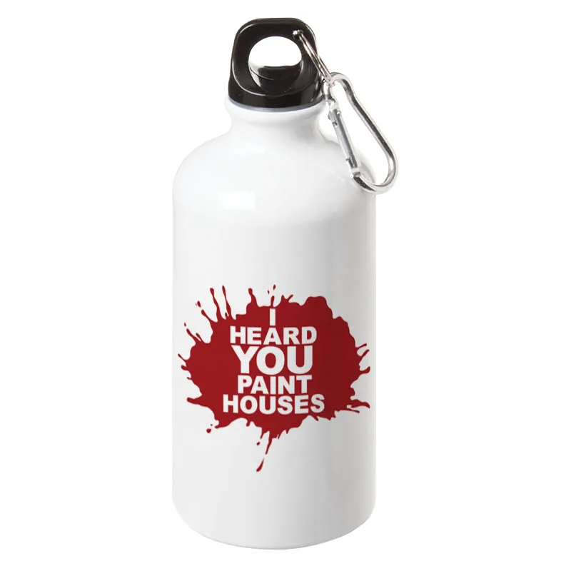 

I Heard You Paint Houses The Irishman Sport Water Bottle With Carabiner Gifts 17oz