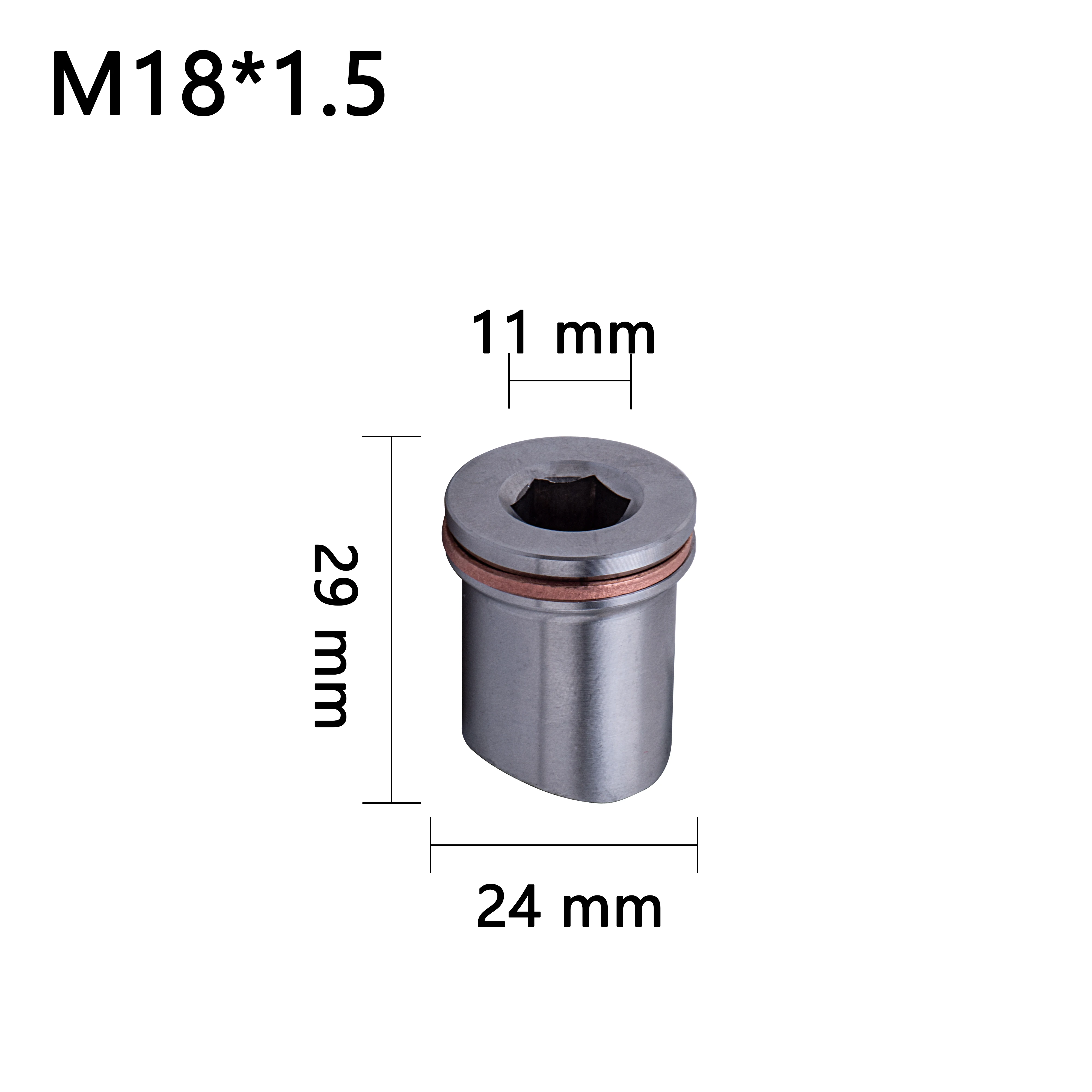 Универсальный кислородный датчик O2 ступенчатый монтажный адаптер из