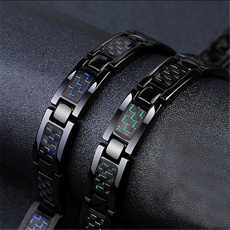 Модные европейские американские браслеты, модные магниты из углеродного волокна, энергетические браслеты для здоровья, ювелирные изделия, браслеты высокого качества