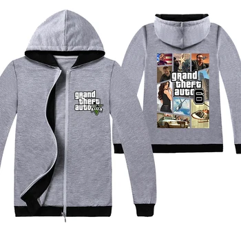 

2020 gta5 Grand Theft Auto papel Autumn Harajuku Hip Hop joker Money Heist TV Printed sweatshirt sudadera hombre coat jojo siwa