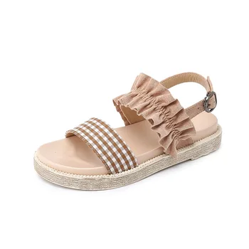 

2020 new Retro Women's lattice Sandals Summer Breathable Fashion Casual Shoes Gladiator Roman Platform Shoes