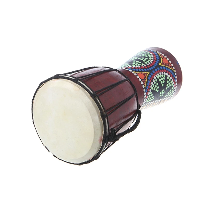 30cm Professional African Djembe Drum Bongo Wooden Good Sound Musical Instrument Q6PB