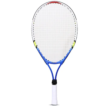 

1 Pcs Only Teenager's Tennis Racket Aluminium Alloy Frame with Firm Nylon Wire Perfect for Chindren Tennis Training