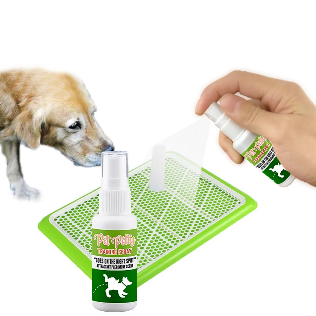 Espray de inofensivo para entrenamiento de decoloración de mascotas, herramienta de entrenamiento de higiene para mascotas, 30ml, # T2P