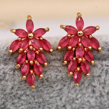 

Trendy Stud Earrings for Women Gold Color Earring with waterdrop Zircon Trendy Jewelry for Party Wedding Anniversary Gift
