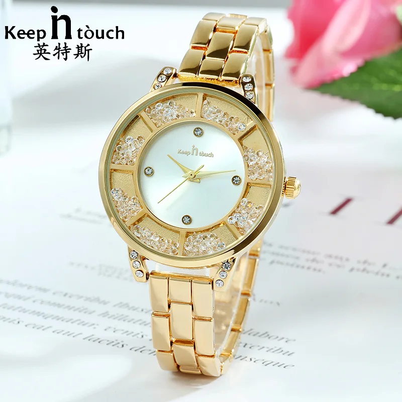 

2019 New Style Ladies' Watch Diamond Set Korean-style Fashion Waterproof Quartz Watch Goddess Watch