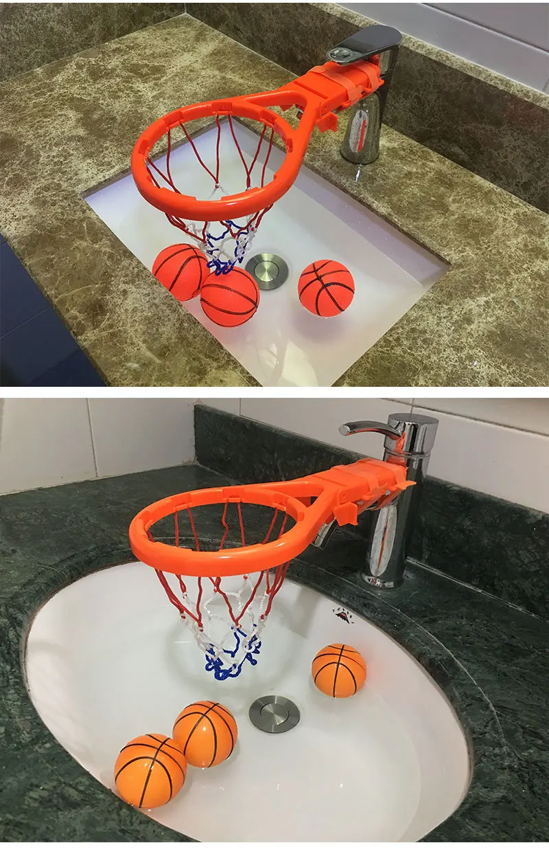 Детские забавные игрушки для ванной пластиковая корзина набор игрушек стрельбы