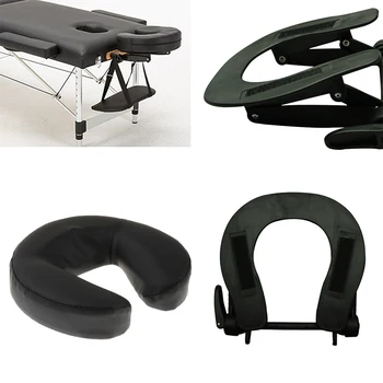 

Massage Table Face Cradle Adjustable Massage Table/Chair Headrest Platform with Soft Massage Face Cushion for Spa Table Bed