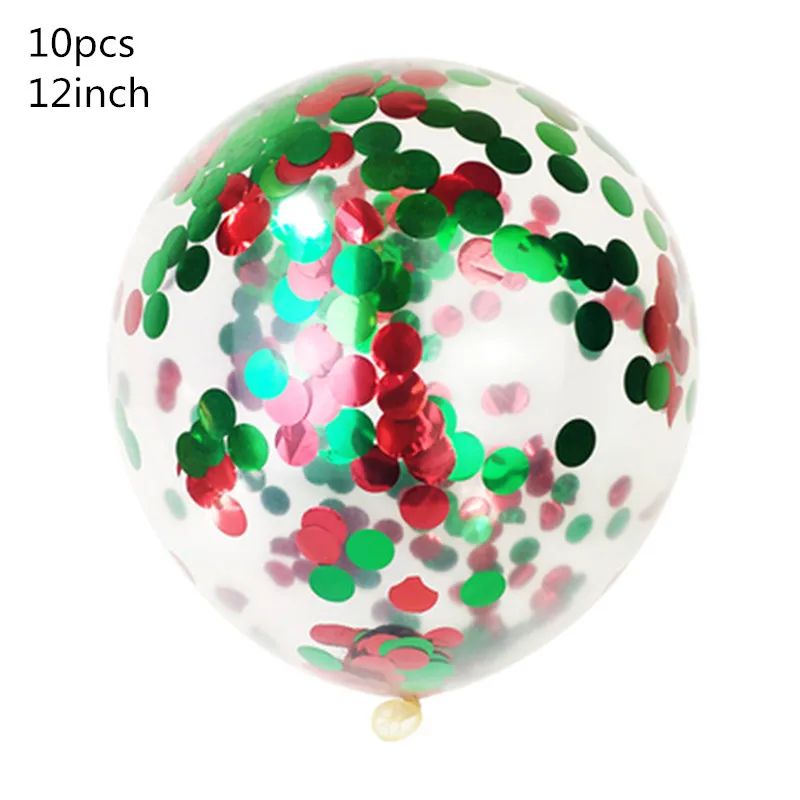 5 шт./лот, конфетный тростник, Подарочная коробка, куб, фольгированный шар, красный, зеленый, латексные шары, украшение для рождественской вечеринки, детские подарки на год - Цвет: as picture