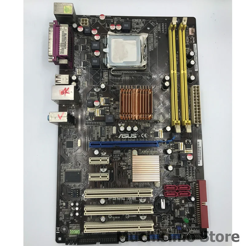 Разъем LGA 775 для ASUS P5QL SE оригинальная материнская плата для настольных ПК для Intel P45 DDR2 USB2.0 SATAII LGA 775 материнская плата