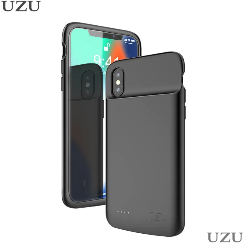 

Soft Silicone Battery Charger Case For iphone 6 6S 7 8 Plus X XR External Portable Wireless Charging For iphone XS 11 Pro Max