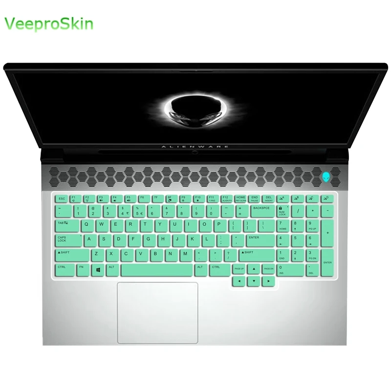 Силиконовый защитный чехол для клавиатуры Dell Alienware M15 R2 OLED 15,6 ''/Dell Alienware M17 R2 17,3''