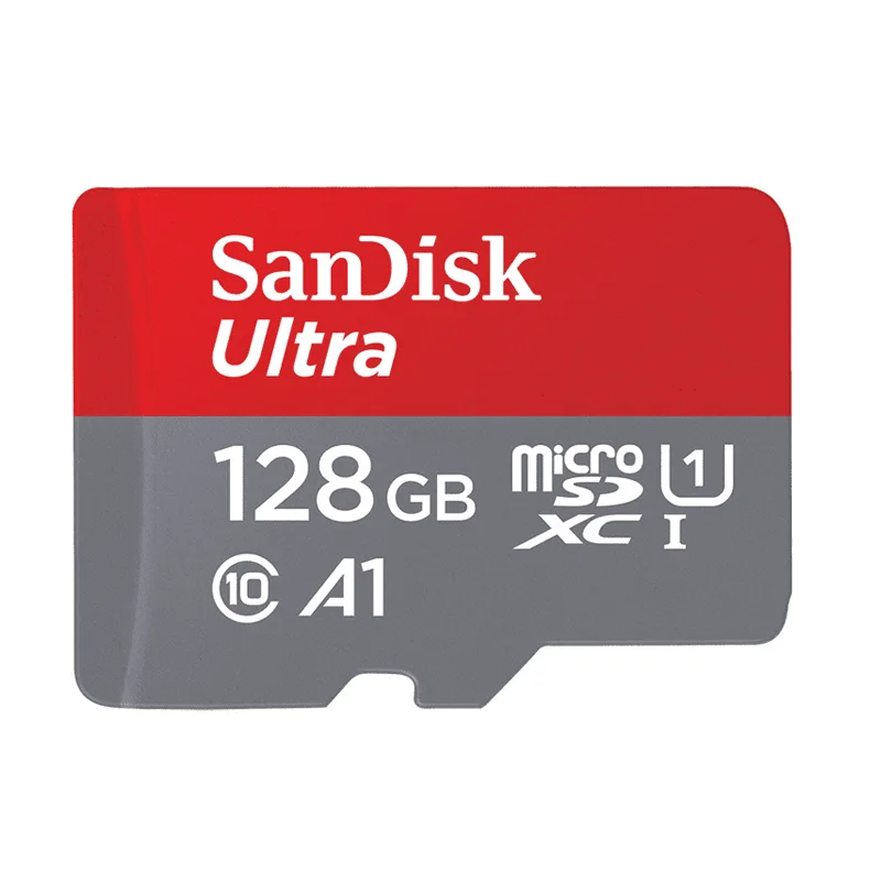 Оригинальная карта памяти SanDisk Micro SD 32 Гб A1, 16 ГБ, 64 ГБ, 128 ГБ, 200 ГБ, 256 ГБ, 400 гб, 98 Мб/с, TF карта, флеш-накопитель для смартфона - Емкость: 128GB