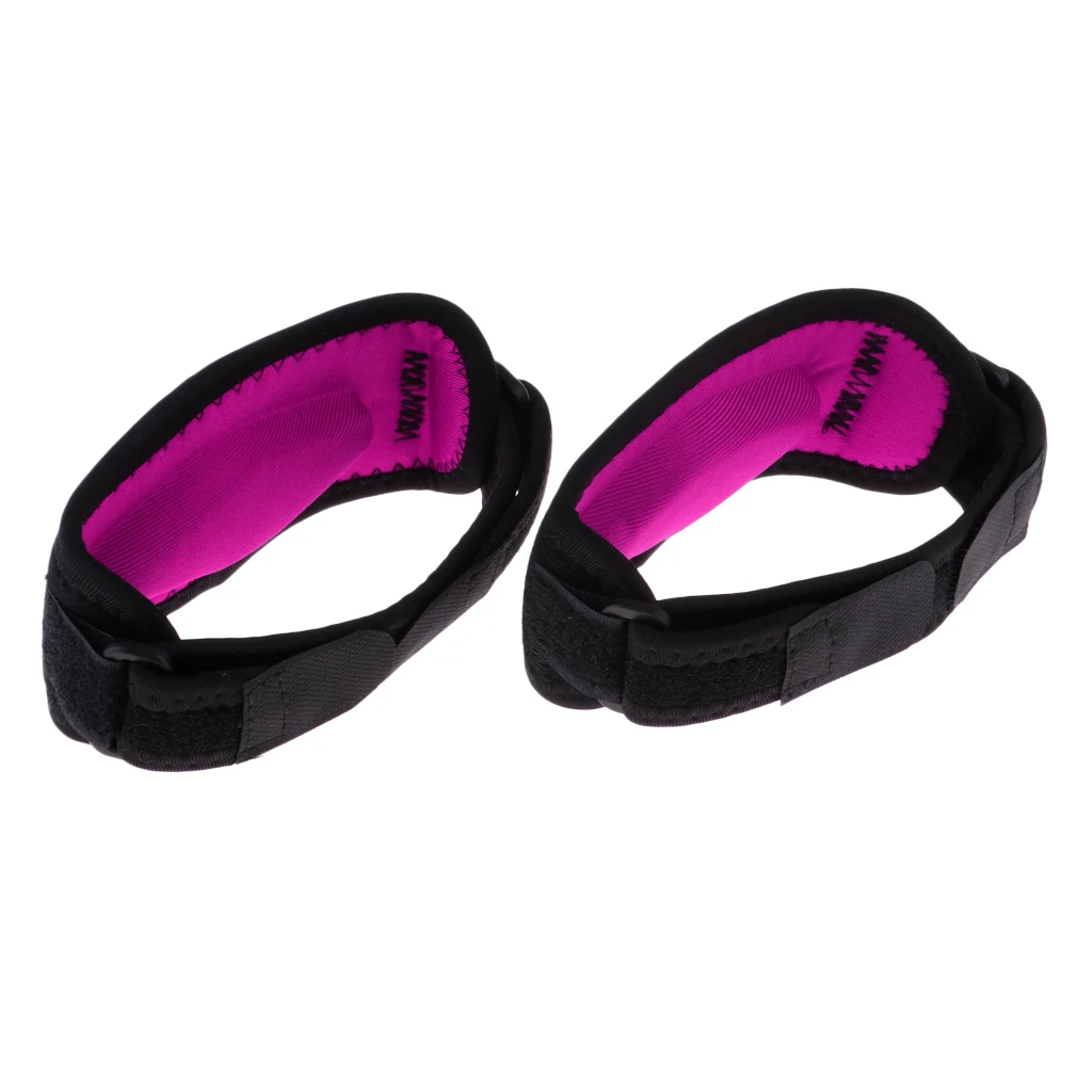 1 Pair Adjustable Elbow Brace Support Compression Sleeve Pads Protector Golfers Arm Wrap Strap Band for Men Women