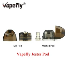 Vapefly Jester Pod 2 мл емкость картриджа 0.5ohm сетка катушки мешковатые Pod и RBA DIY Pod для Vapefly Jester Kit Pod системы