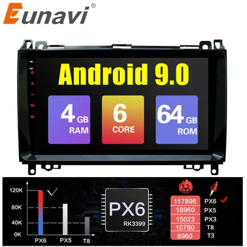 

Eunavi 2 din Car radio multimedia Player GPS Android 9 Automotivo For Mercedes Benz Sprinter Viano Vito B-class B200 B180 no dvd