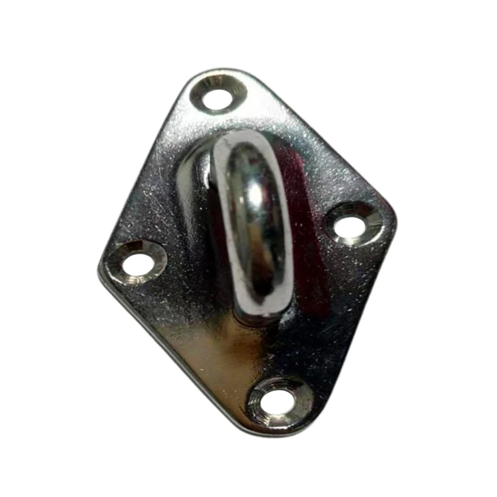 Stainless Steel Marine Boat Eye Plates HEAVY DUTY Diamond Eye Hook Deck Hardware for Inflatable Kayak Canoe Boat Dinghy Yacht