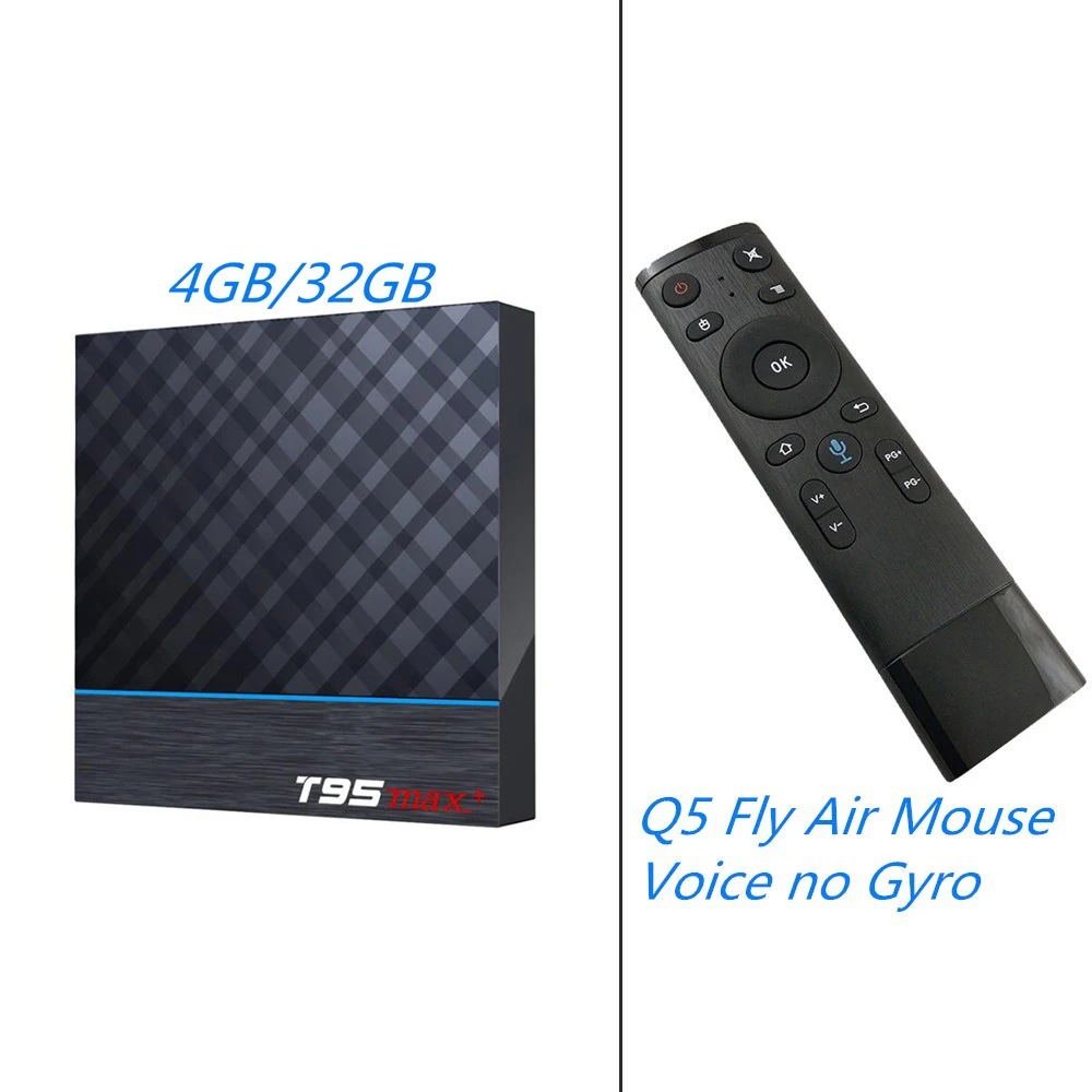 ТВ-приставка MAAT Amlogic S905X3 Smart Android 9,0 4 Гб ОЗУ 32 Гб ПЗУ четырехъядерный 8K двойной Wifi Youtube H.265 HDR ТВ-приставка T95 Max Plus - Цвет: 4GB 32GB Add Q5