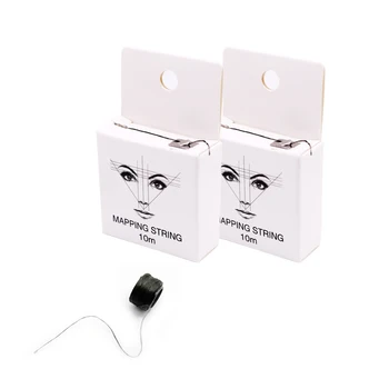 

10mx2 Microblading Mapping Pre-Inked string Eyebrow Marker thread Tattoo Brows Point for tattoo and PMU Perfect Measuring Tool