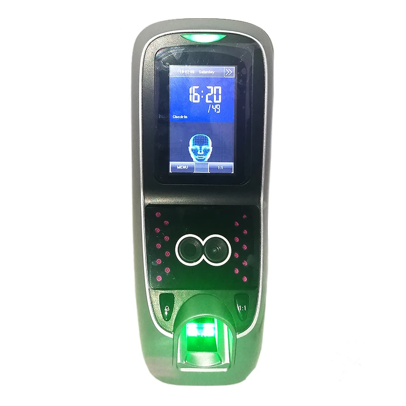 Biometric Face and fingerprint door access control system Time Attendance with Optional Build In card Reader